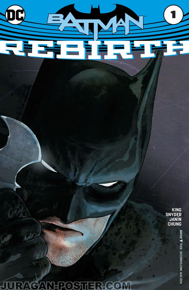 Batman Rebirth Comic Cover