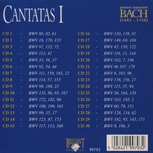 Jual Mp3 Kompilasi Musik Klasik Johann Sebastian Bach Complete Works 160 CD 7 Cantasas 1