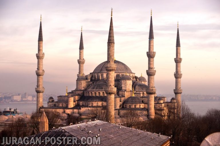 jual poster pemandangan kota turki