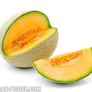 jual poster gambar buah Melon