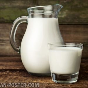 jual poster gambar minuman susu 2
