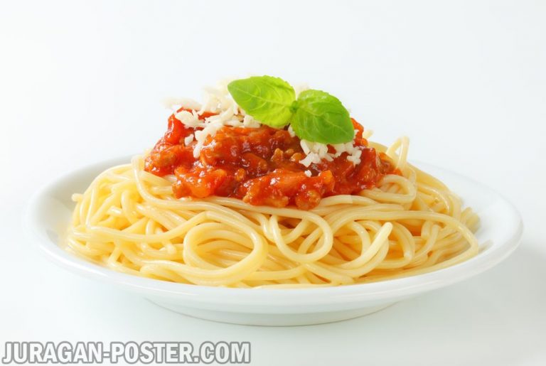 Jual poster gambar makanan pasta 02