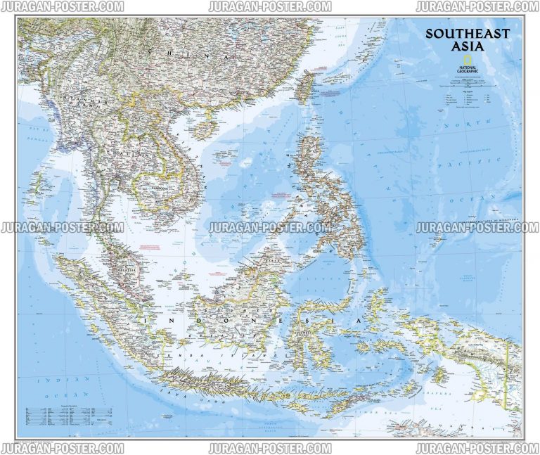 Jual poster peta National Geographic Maps 01