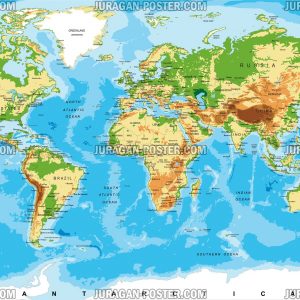 jual peta dunia dan negara
