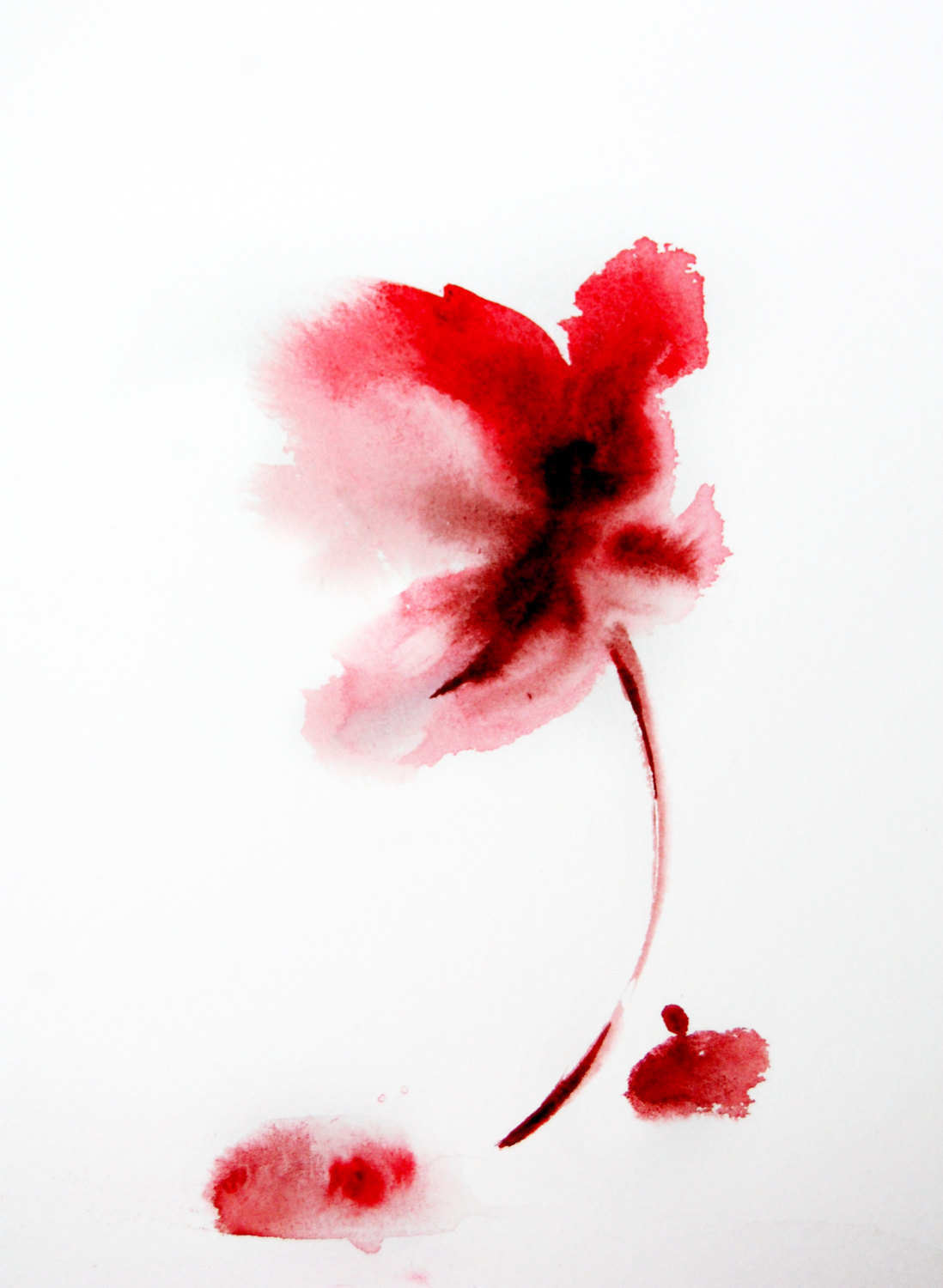 Lukisan Bunga Simple – Jual Poster di Juragan Poster