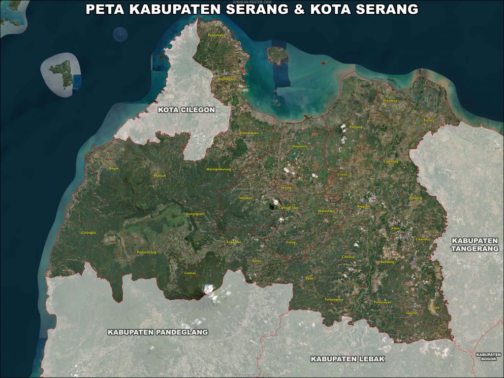 Jual Peta Kabupaten Serang